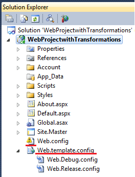 Solution explorer changed